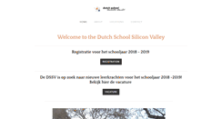 Desktop Screenshot of dutchschoolsiliconvalley.org