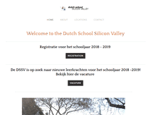 Tablet Screenshot of dutchschoolsiliconvalley.org